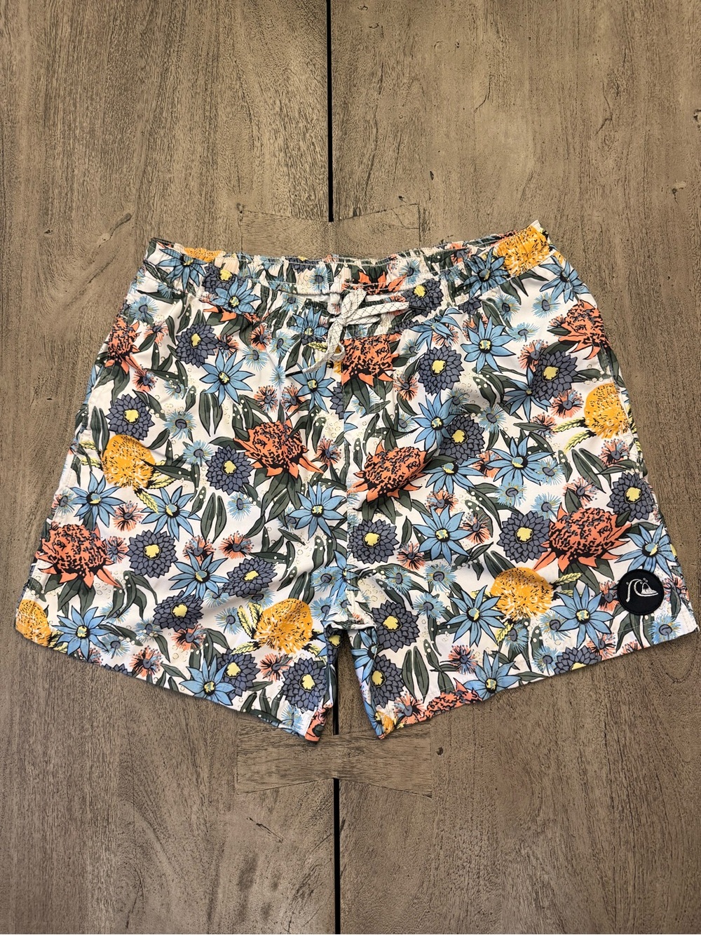 Quiksilver Men's Floral Volley Swim Trunks